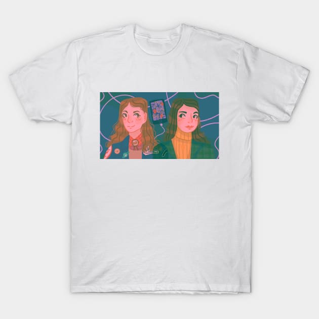 Booksmart Amy and Molly T-Shirt by misnamedplants